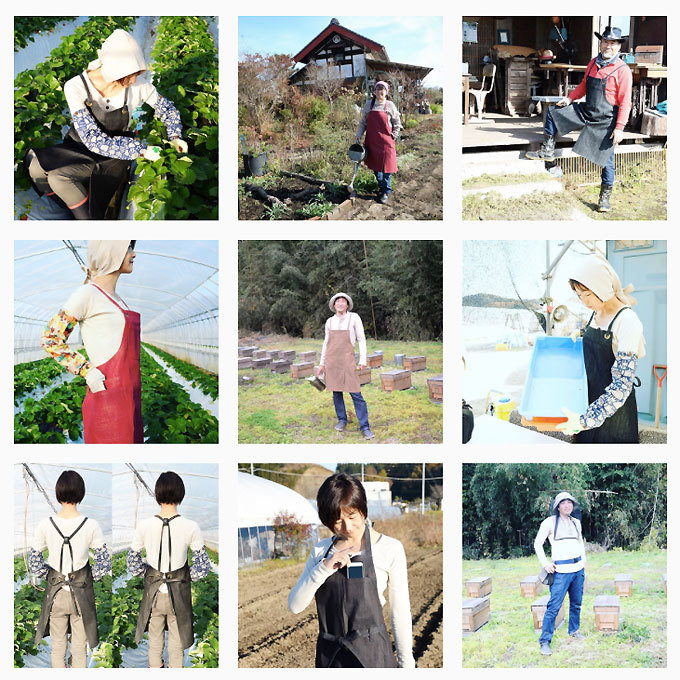 農業ファッション　インスタ